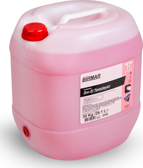 Sıvı El Temizleyici (Gül), 30 Kg.