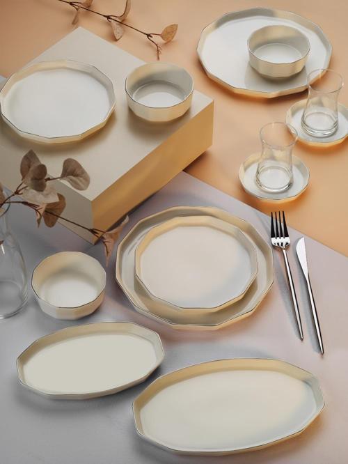 Ar248928 Sc Amber Platin Kahvaltı Takımı 32 Parça