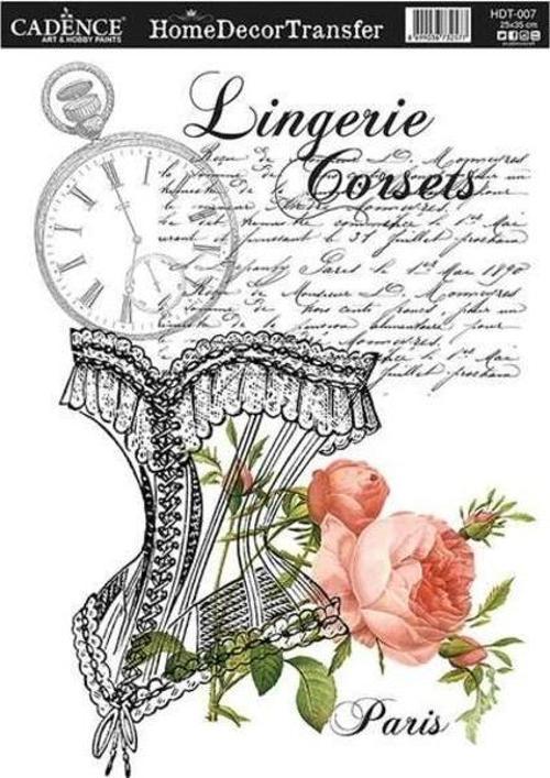 Home Decor Transfer 25x35 cm. HDT-007