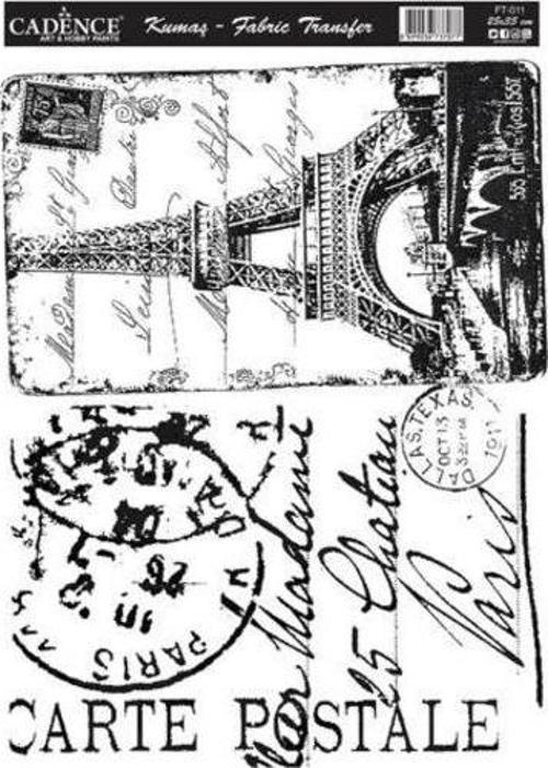 Kumaş Transfer 25x35 cm. FT-11