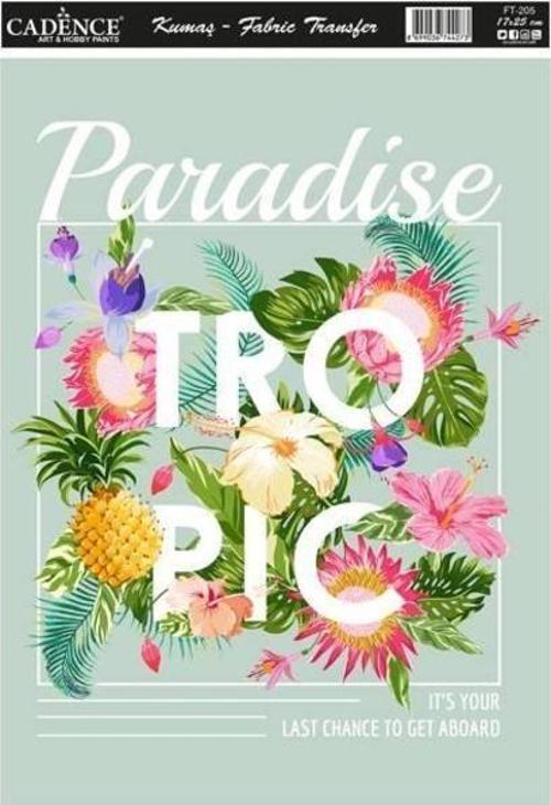 Kumaş Transfer 17x25 cm. FT-205