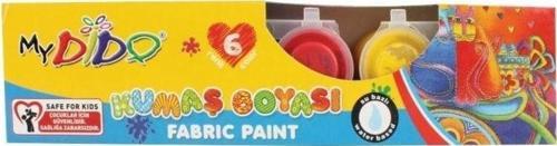 Kumaş Boyası 6 Renk x 22 ml