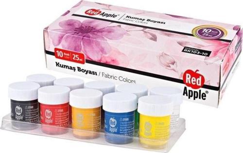 Kumaş Boyası 10 Renk x 25 ml. Set