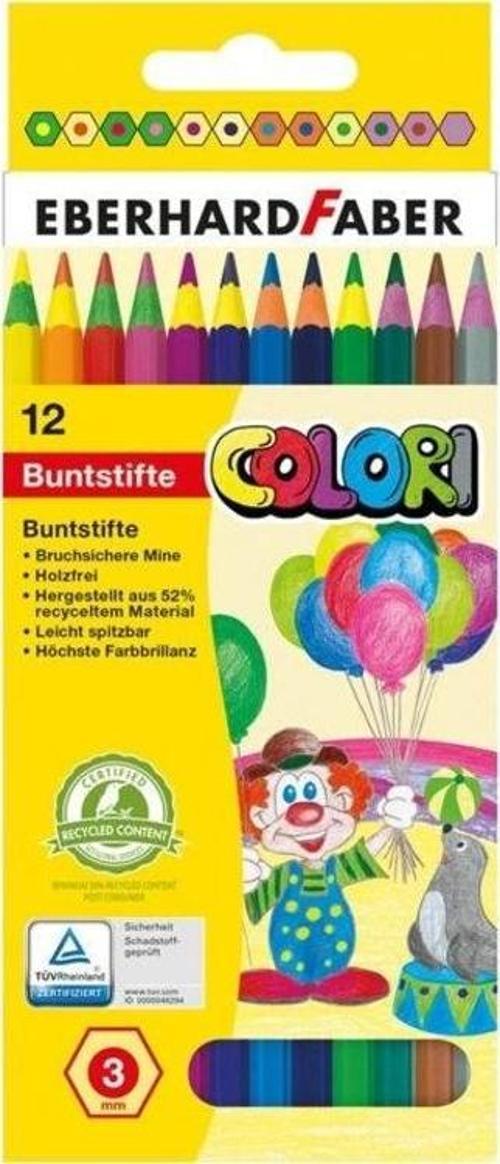 Colori Tahta İçermeyen Boyama Kalemi 12 Renk 3mm Mine