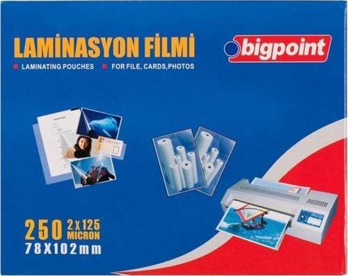 Laminasyon Filmi 78x102mm 125 Mikron 100'lü Kutu