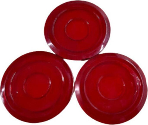 Kırmızı Renk Havalı Air Hockey Diski - 3 Adet Kırmızı Renk Disk