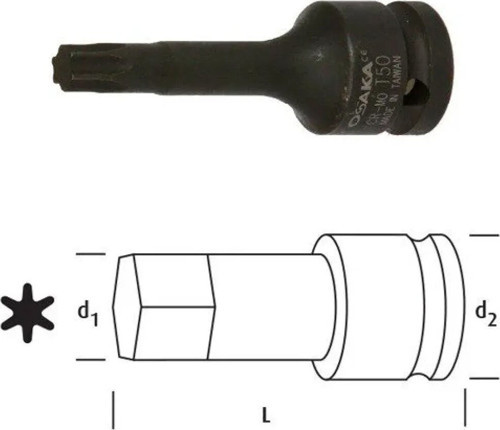 LN12T55 Torks Lokma 1/2'' T55