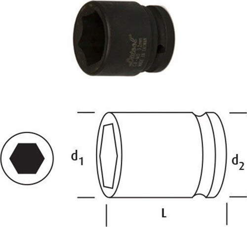 LN14S08 Lokma 1/4'' 8mm