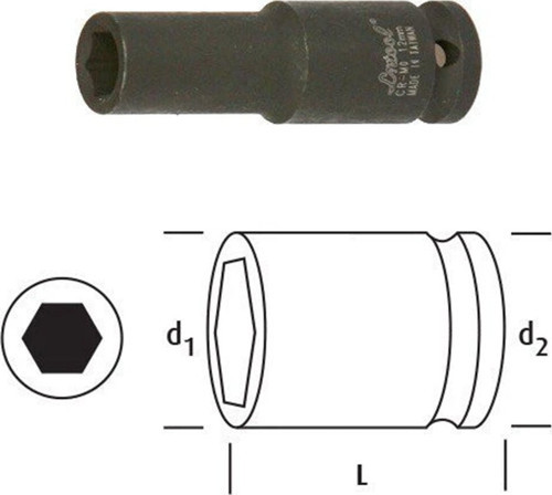 LN38ID3/8 Inch Uzun Lokma 3/8'' 3/8