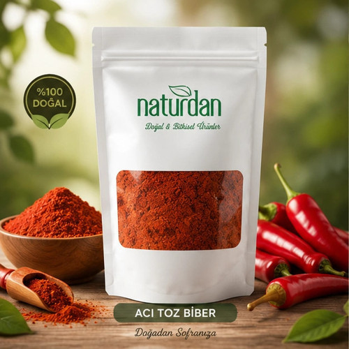Acı Toz Biber Doğal 100 Gr
