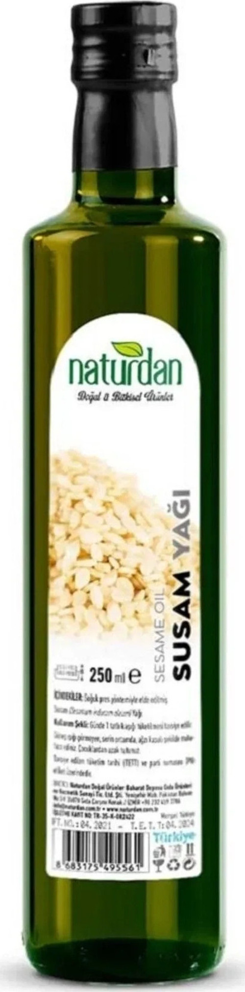 Susam Yağı %100 Doğal Saf 250 ml