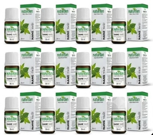 Nane(Peppermint Oil) yağı %100 Doğal Saf 20 ml 12 lü set