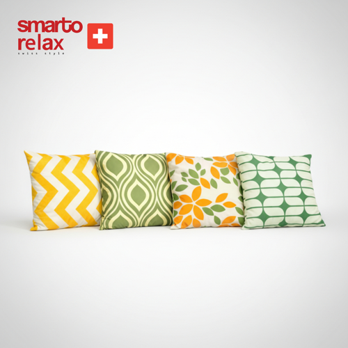 Smarto Relax 4'Lü İçi Dolgulu Kırlent 45x45 cm Kare – Salon & Berjer Kırlenti