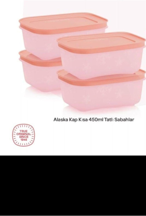 Alaska Kap Kısa 450Ml Tatlı Sabahlar Pamuk Şeker Set 4'Lü (4 X 450 Ml)