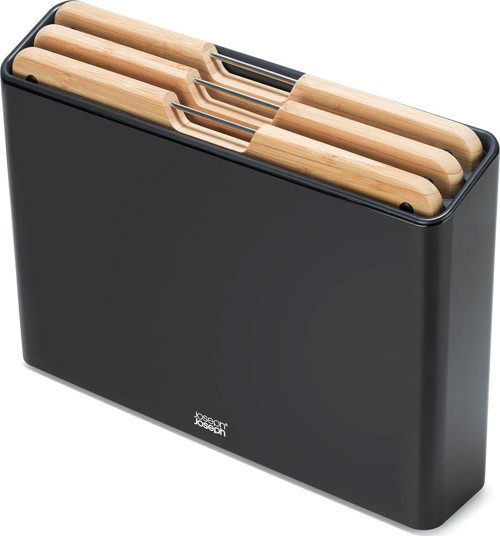 Folio 3 Parçalı Premium Bambu Kesme Tahtası Seti, Organize Mutfak Depolama Için İnce P