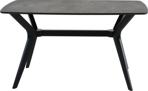 80X120 Mdf Mutfak Masası (Sadece Masa) Salon Masası Balkon Masası Viktoria Serisi-Siyah