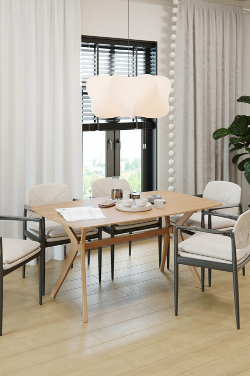 80X138 Ceviz(Sadece Masa) Salon Ve Mutfak Masası Viktoria Model
