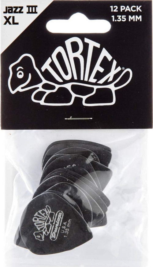 Tortex Black Jazz III XL Pena (1.35mm)