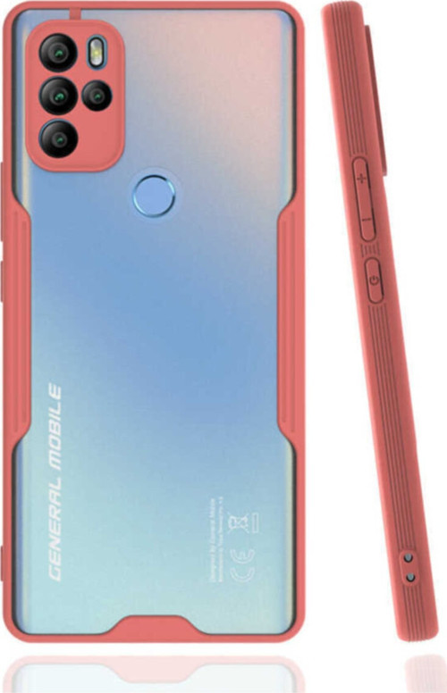 21 Pro Kılıf Mat Görünümlü Kamera Korumalı Silikon Kapak (parfe)-pembe