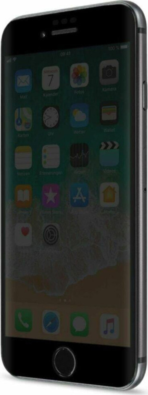 Mobillan Iletişim 8 Plus Gizli Hayalet 5d Tam Kaplayan Kırılmaz Cam ( Siyah )