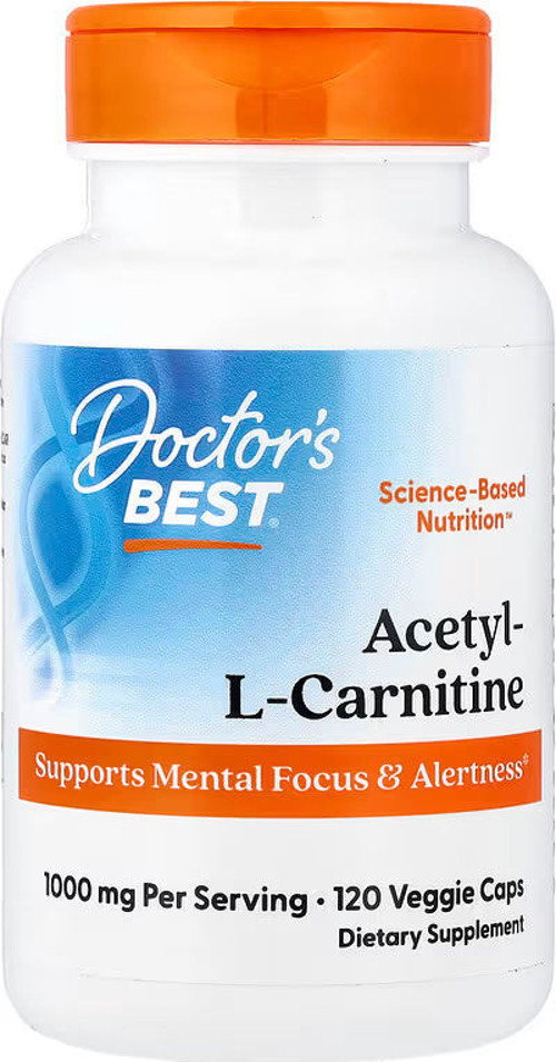 Acetyl-L-Carnitine Hcl 1000 mg 120 Veggie Caps