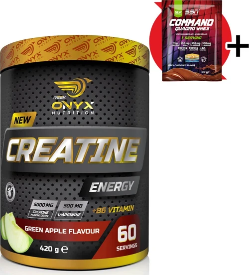 Creatine Energy 420 gr (YEŞİL ELMA)