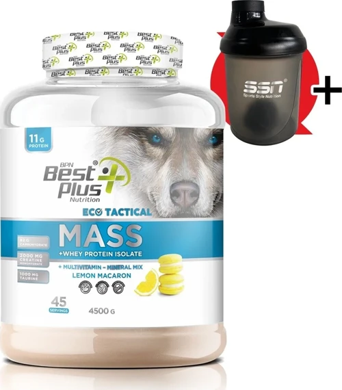 Eco Tactical Mass 4500 Gr (Limon Makaron) Karbonhidrat Kilo Aldırıcı