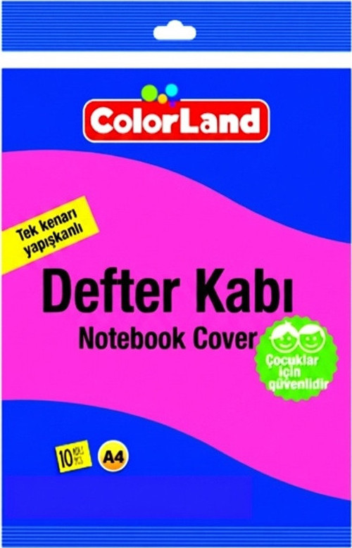 Hazır Defter Kabı A4 10Lu Pembe - 2 paket