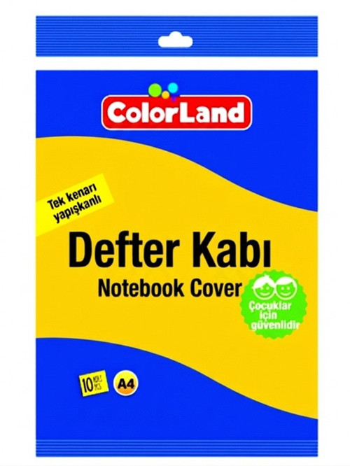 Hazır Defter Kabı A4 10Lu Sarı - 2 paket