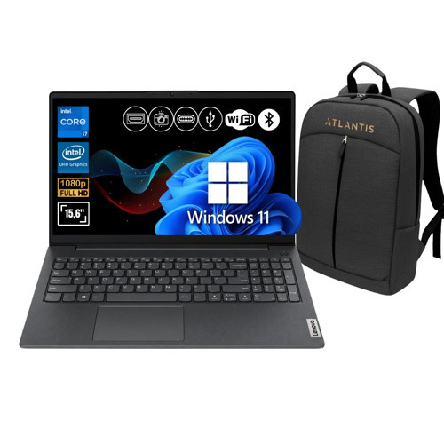 V15 G4 IRU Intel Core i7-13620H 40GB 2TB SSD 15.6" Win11Pro 83A100QMTR A47 Notebook+Çanta