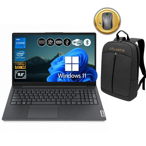 V15 G4 IRU Intel Core i7-13620H 24GB 512GB SSD 15.6" Win11Pro 83A100QMTR A90 Notebook+Çanta&Mouse