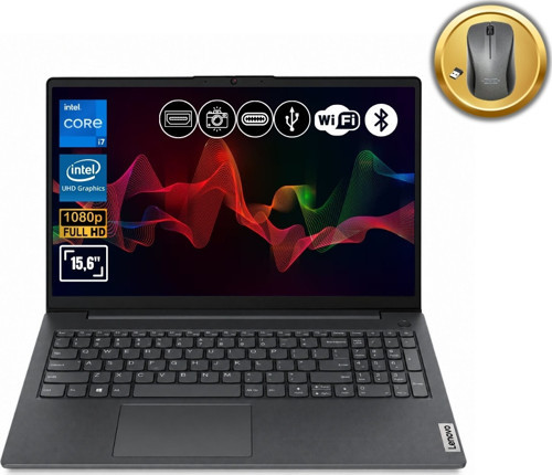 V15 G4 IRU Intel Core i7-13620H 24GB 1TB SSD 15.6" FreeDOS 83A100QMTR A55 Notebook+Mouse
