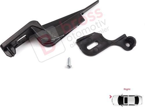 Ford Fiesta MK6 CB1 CCN B299 B409 2008-2013 8A6113W029 İçin Sağ Ön Far Ayak Tamir Seti 