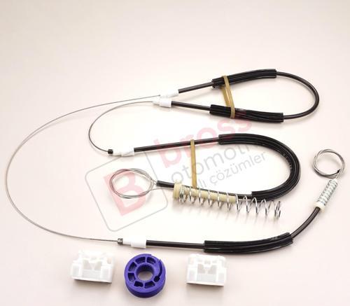 Audi A3 MK2 8P 8PA 8P1 2003-2013 4/5 Kapı 8P4837462 İçin Elektrikli Ön Sağ Cam Kriko Tamir Seti