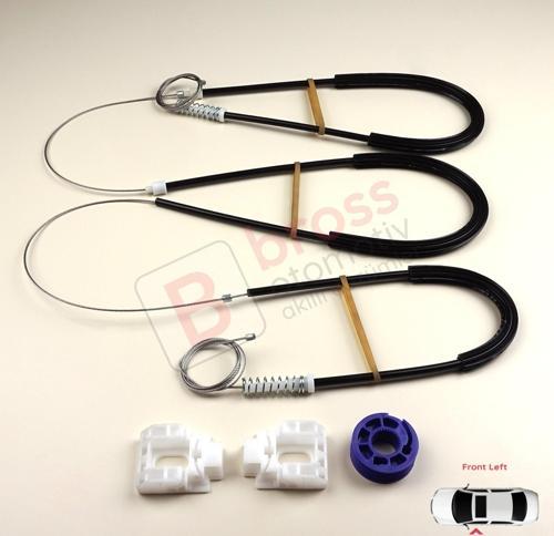 Audi A3 MK1 8L 8L1 1996-2003 4/5 Kapı 8L4837461 İçin Elektrikli Ön Sol Kapı Cam Kriko Tamir Seti