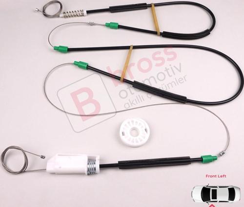 Audi A4 S4 B6 B7 8H7 8HE 2002-2009 2-Kapı Cabrio 8H0837461 İçin Elektrikli Sol Kapı Cam Kriko Seti