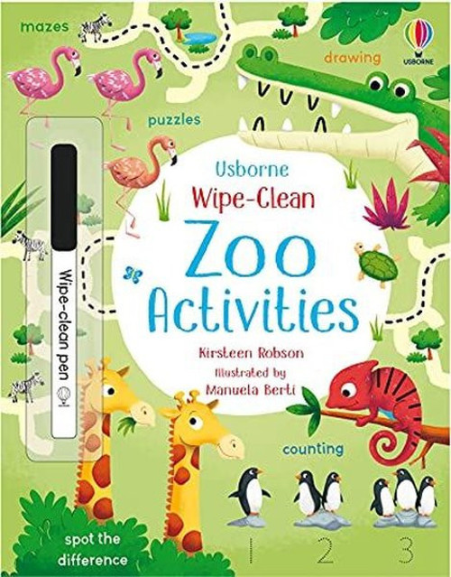 Wipe-Clean Zoo Activities