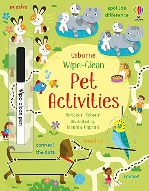 Wipe-Clean Pet Activities