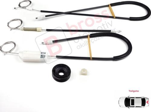 Land Rover Freelander MK1 1997-2006 CVH101150 İçin Elektrikli Arka Bagaj Kapı Cam Kriko Tamir Seti
