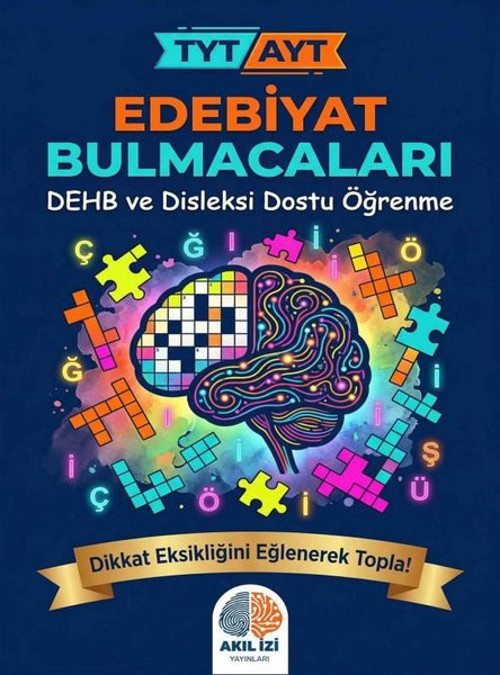 TYT AYT Edebiyat Bulmacaları - DEHB ve Disleksi Dostu Öğrenme
