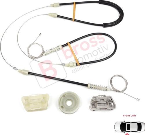 Chrysler 300 2005-2010 Dodge Charger LX Magnum 05065475AE İçin Ön Sol Kapı Cam Kriko Tamir Seti