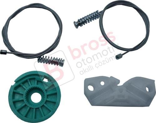 Mercedes CLK Class MK2 W209 C209 A209 2002-2009 2-Kapı A2096700103 İçin Arka Sol Cam Kriko Seti