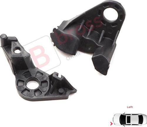 Citroen C4 MK1 LC Coupe MK1 THE 2004-2010 621283 İçin Sol Ön Taraf Far Tamir Seti 