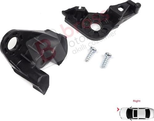 Citroen C4 MK1 LC Coupe MK1 THE 2004-2010 621284 İçin Sağ Ön Taraf Far Tamir Seti 