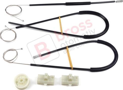 Mercedes Vito Viano Mixto MK2 W639 2003-2010 6397200046 İçin Ön Sol Kapı Cam Kriko Tamir Seti