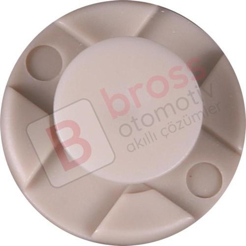 Nissan, Mitsubishi, Toyota, Daihatsu için 10 Adet İtme Tipli Tutucu Klips Gri 01553 09321
