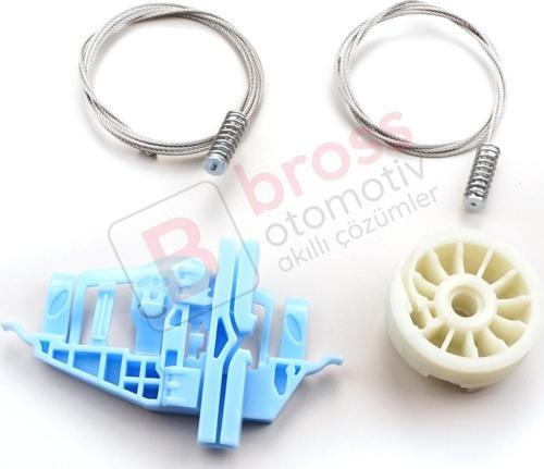 Fiat Doblo MK2 263 2010-2020 Opel Combo D 51810880 İçin Ön Sol Kapı Cam Kriko Tamir Seti