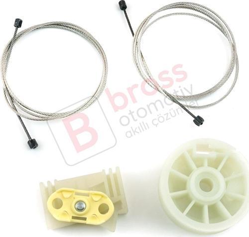 Opel Meriva MK1 A 2003-2010 93362663 İçin Arka Sol Kapı Cam Kriko Tamir Seti