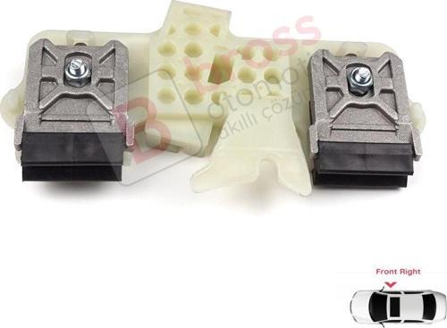Ford Fiesta 2005 08 İçin Ön Sağ Kapı Cam Kriko Klipsi
