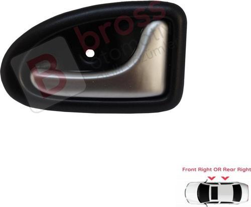 Renault Clio 2 Scenic 1 Trafic Logan 1 Daily 3 İçin Krom Siyah Sağ İç Açma Kapı Kolu 7700434717